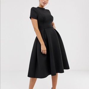 Open back midi dress
